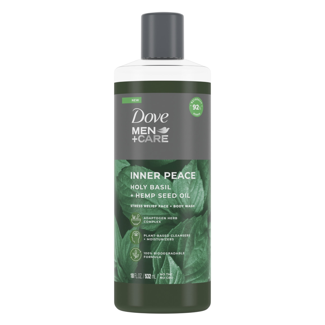 DOVE MEN+CARE B/WASH INNER PEACE BASIL+HEMP 532ML